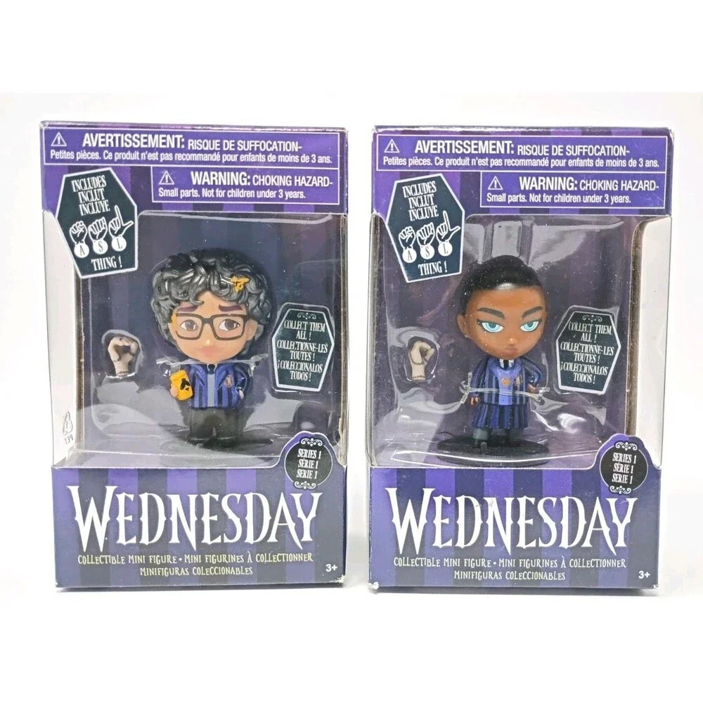 Wednesday Collectible Animation Mini Figurines Series 1 Boxed Set